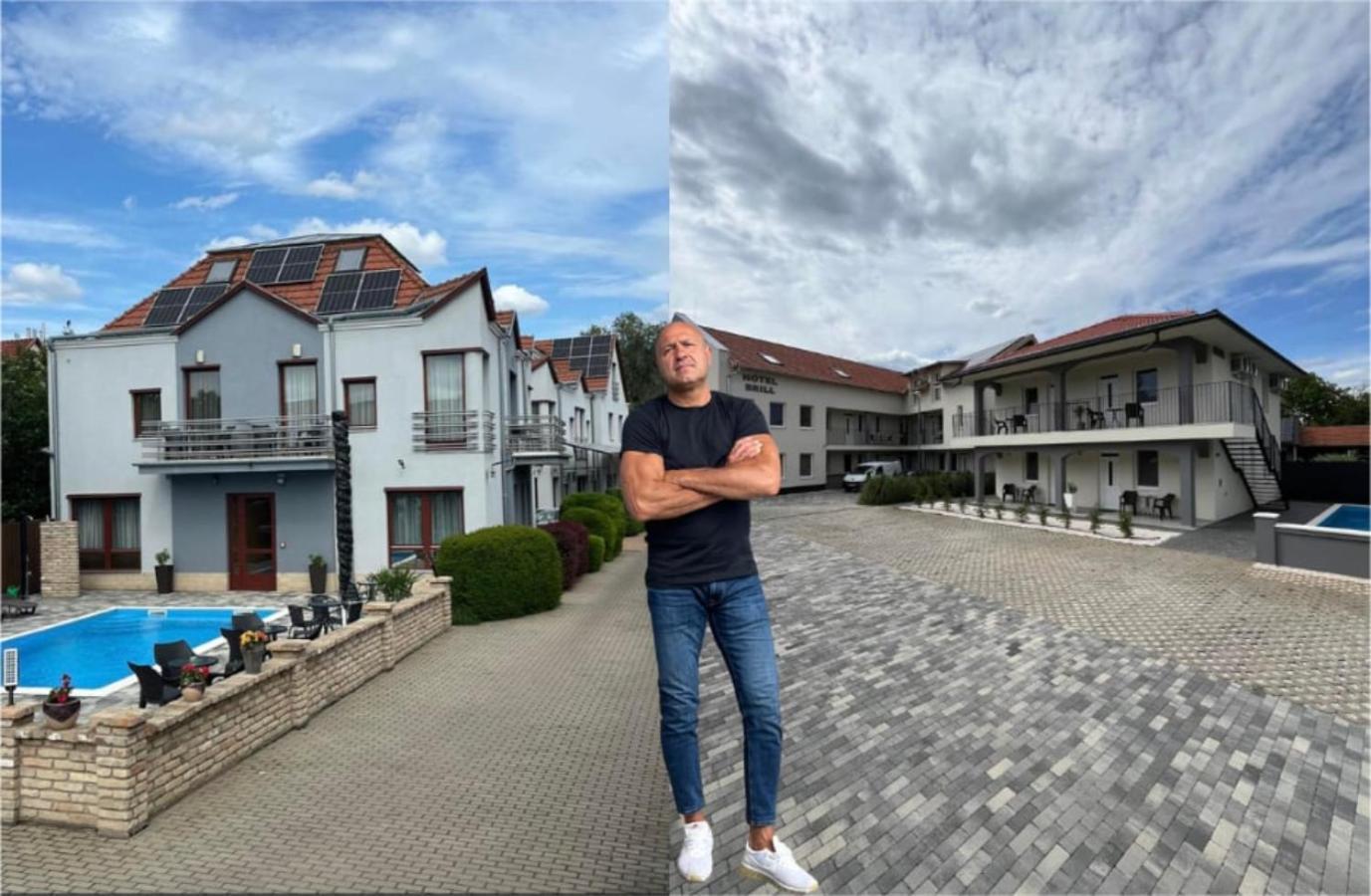 Brill Hotel Бекешчаба Экстерьер фото